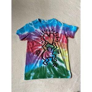 Keith Haring tye dye t-shirt